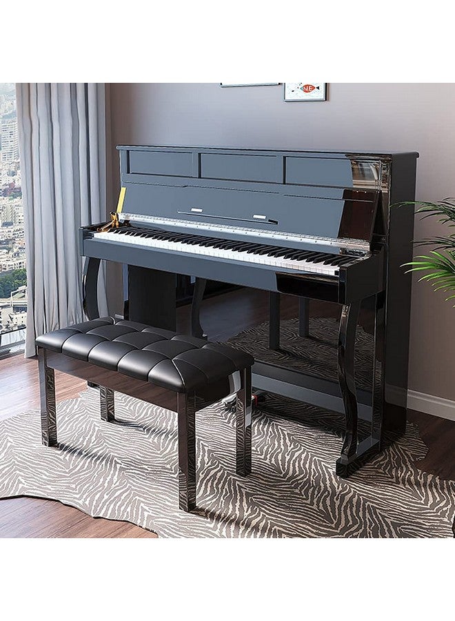 ويسدم ديكور أسود لامع للخزائن وأسطح المطبخ وأرفف المطبخ وبطانة طبقة لاصقة ذاتية التقشير واللصق وخلفية مقاومة للماء وقابلة للإزالة (12 × 48/2 قطعة ورق حائط أسود لامع) - Image 4