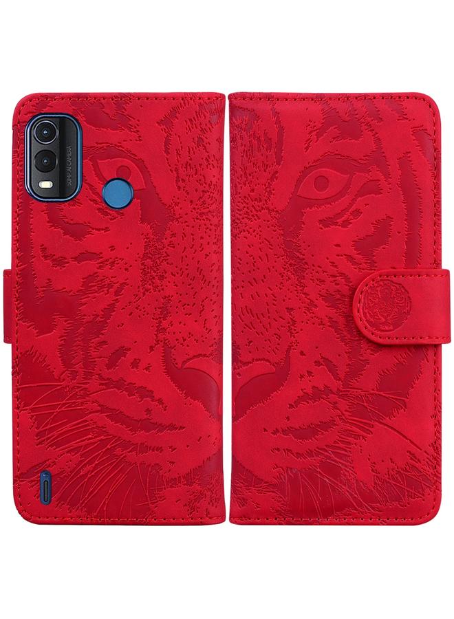 S-TOP Case For Nokia G11 Plus Tiger Embossing Pattern Horizontal Flip Leather Phone Case - Image 1