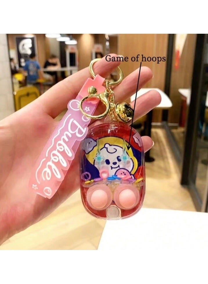 جاست فور يو سلسلة مفاتيح وميدالية بخطاف عصرية متعددة الاستخدام - Image 2