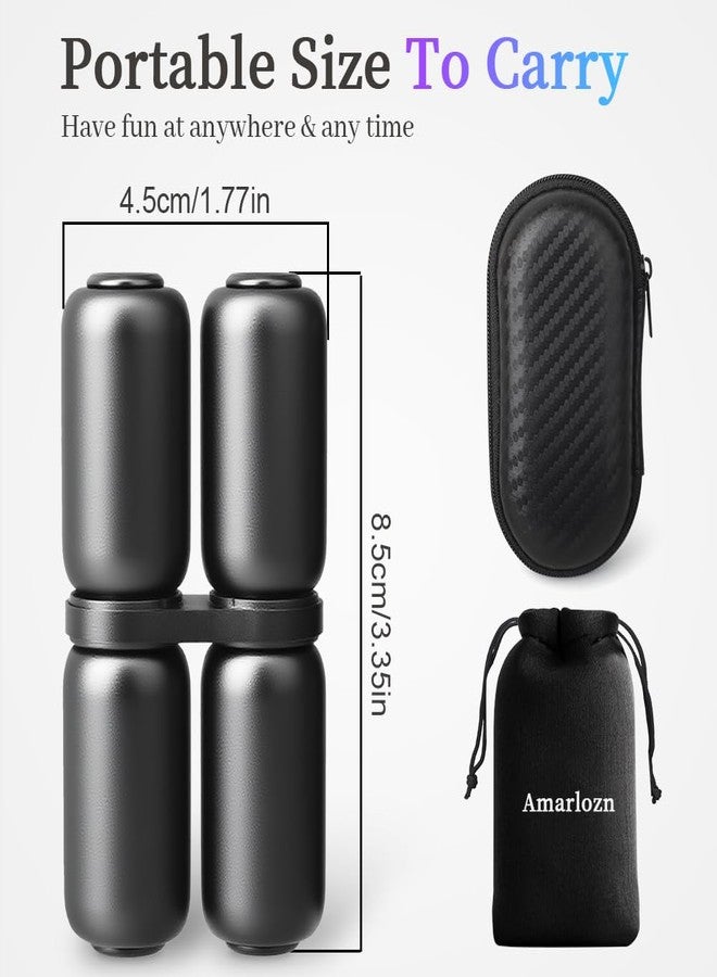 Amarlozn Handheld Fidget Hand Roller Toy for Kids Adults, Metal Fidget Spinner, Cool Gadget Desk Toy for Autism ADHD Anxiety Stress Relief Hand Exercise Items for Boy Teen Stocking Stuffer - Image 2
