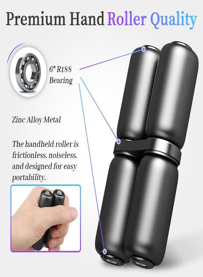 Amarlozn Handheld Fidget Hand Roller Toy for Kids Adults, Metal Fidget Spinner, Cool Gadget Desk Toy for Autism ADHD Anxiety Stress Relief Hand Exercise Items for Boy Teen Stocking Stuffer - Image 3