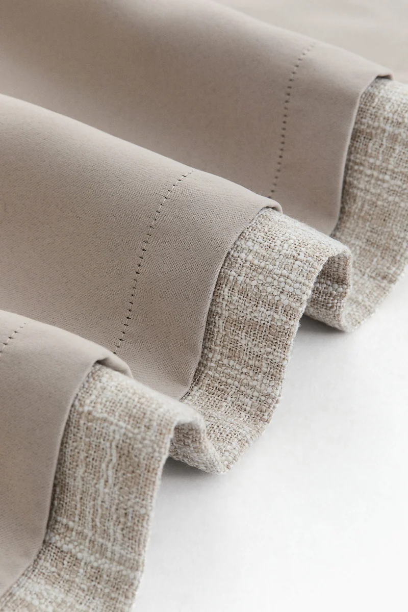 H&M 2-pack long blackout curtain lengths