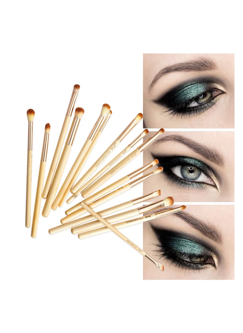 ROSSMANN - German Brand, 3 Pcs Makeup Brushes Set, Brush Series - with 100% Renewable Resources, Face Eye Makeup Brushes, Professional All-round Makeup Tools, made in Germany - Image 1