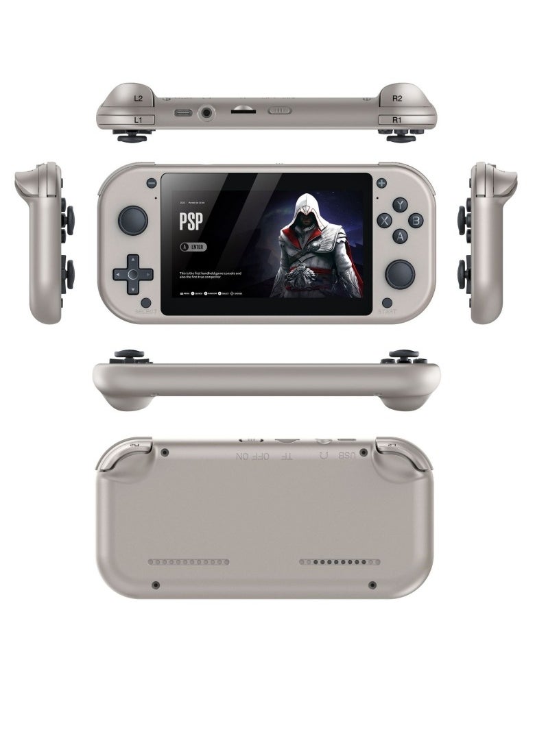 M MIAOYAN - New M17 handheld TV game console box, 3D arcade 4K high-definition PSPPS1 256G memory, LCD display screen, 4.3 inches, including over 30 languages - Image 1