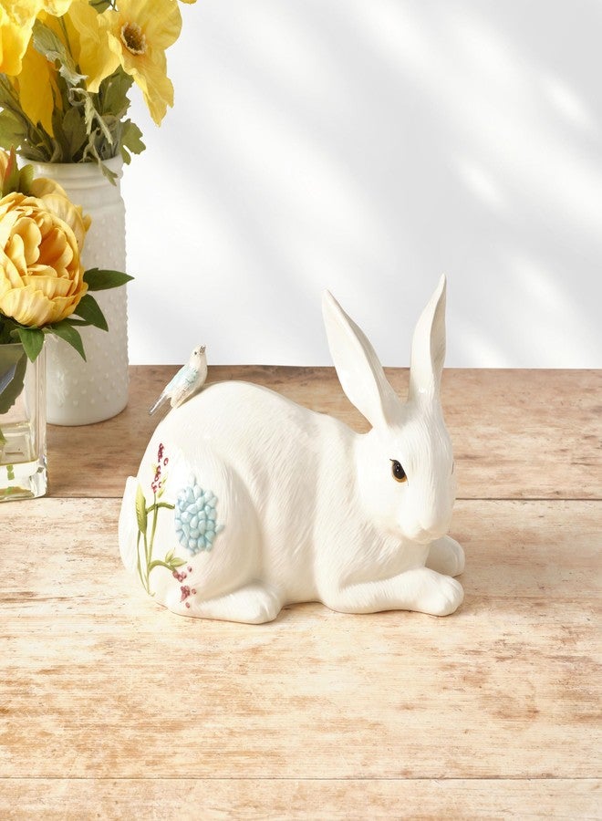 Fitz & Floyd Fitz and Floyd Meadow Rabbit Ceramic Decorative Resting Figurine, 10 Inch - Image 4