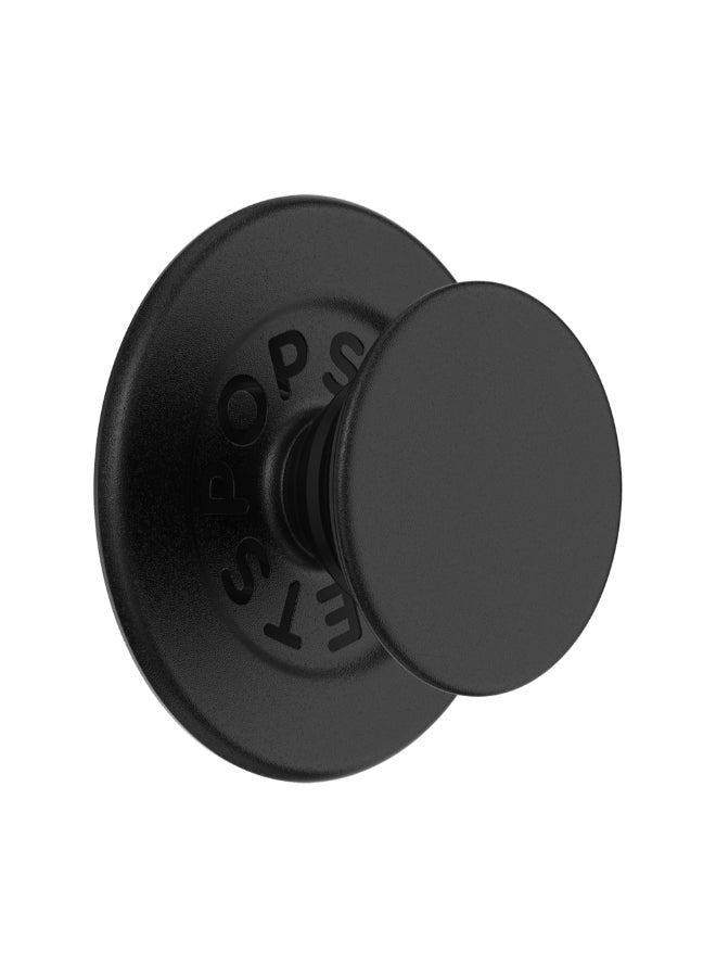 POPSOCKETS MagSafe PopGrip Matte | Magnetic Phone Grip & Stand, Strong Magnet, for iPhone 15/14/13/12 & MagSafe Cases, Included Adapter Ring for non-MagSafe Phones & Cases - Black - Image 1