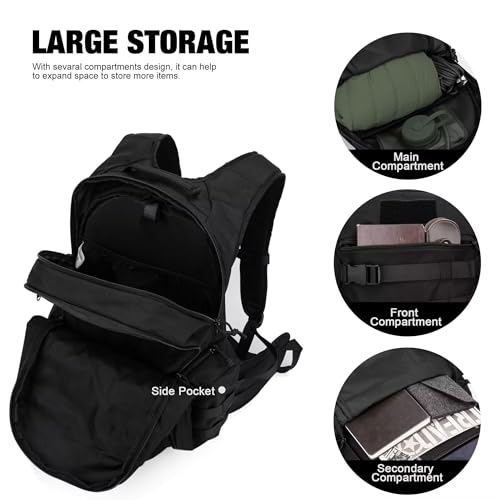 Mardingtop Tactical Backpack for Men,Military Molle Hiking,Motorcycle Backpack，28L EDC - Image 4