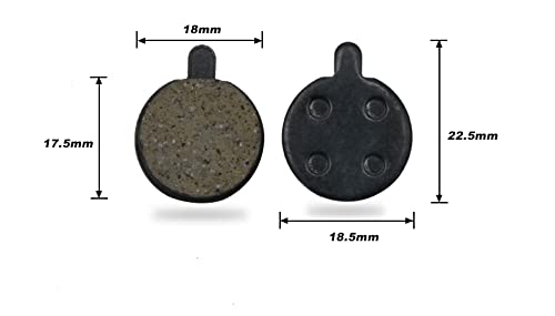 FASTPED Hydraulic Disc Brake Pad, Resin and Metal, Black, Bicycle Disk Brake Pad - Image 3