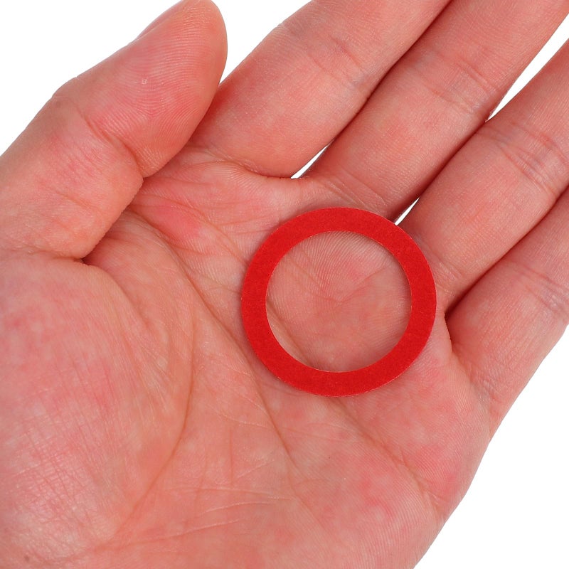 Red Hardened Paper Insulating Flat Washers 600pcs Kit Strong Sealing Fiber Gasket Set For Hardware Nuts Industrial Insulation - Image 4