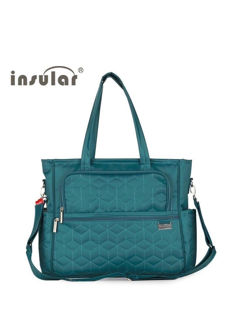 insular Multi-Function Tote Diaper Bag Set - Image 1