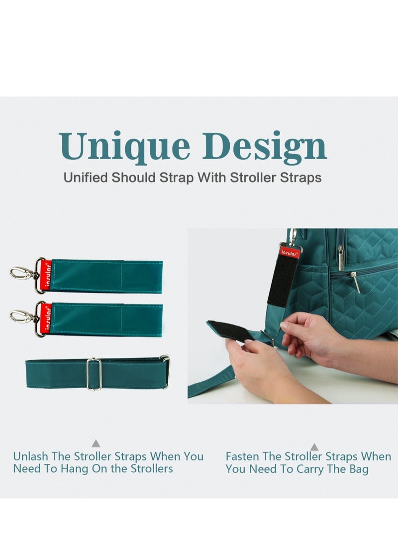 insular Multi-Function Tote Diaper Bag Set - Image 3
