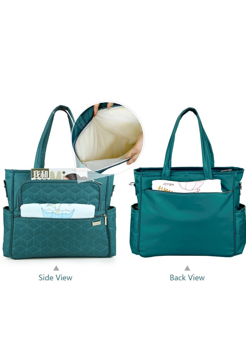 insular Multi-Function Tote Diaper Bag Set - Image 4