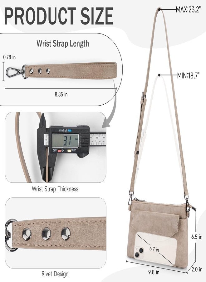 APHISON RFID Wristlet Wallets Clutch Purses For Women, Cell Phone Wallet Purse Shoulder Crossbody Bag with Card Holder - Image 3