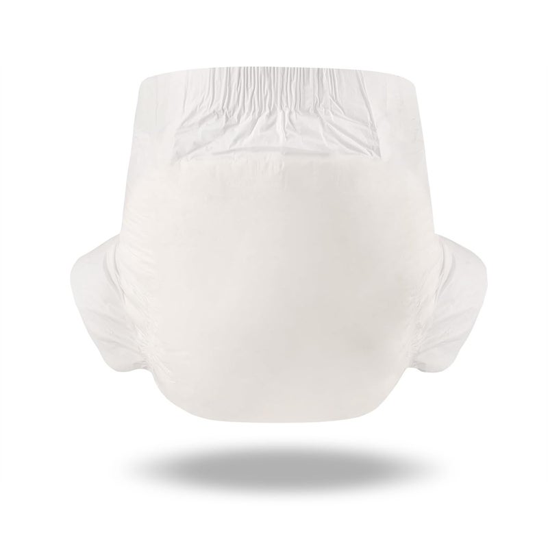 CutiePlusU Disposable Adult Diaper Heavy Absorption Dry Surface Adult Diapers All Night- White 10 Pieces (Large 36"-46") - Image 4