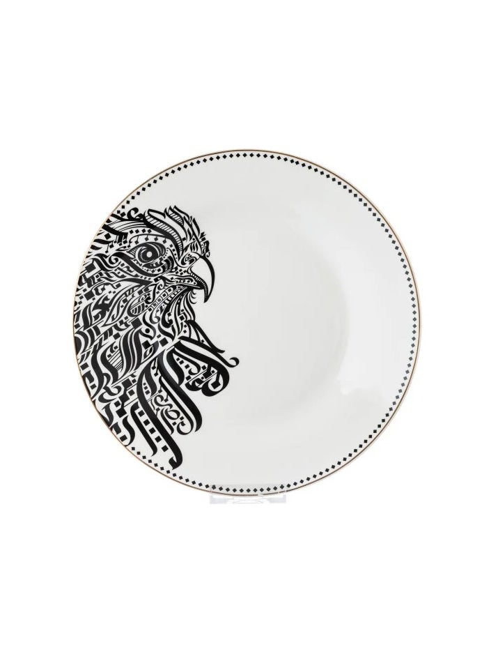 Hic 19 piece porcelain dinner set black and gold design  - Image 3