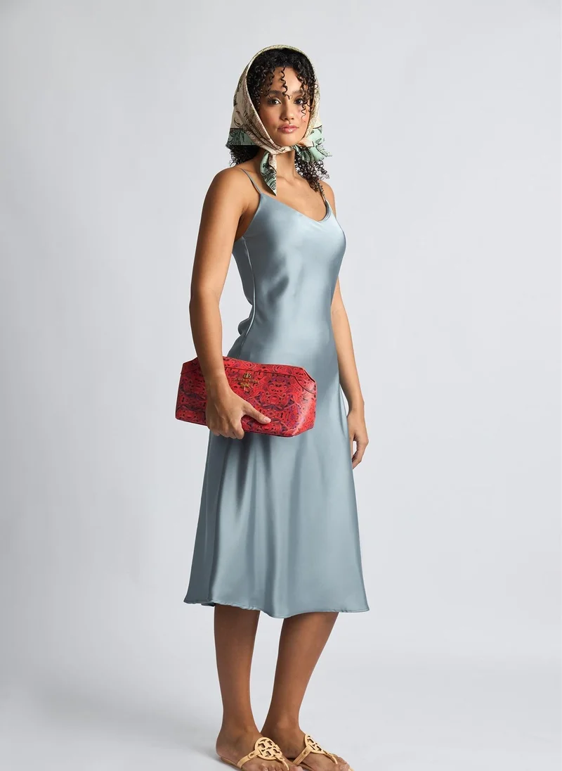 Janara Jones  Red Snakes Print Marie Clutch Bag for Women | Best Price UAE