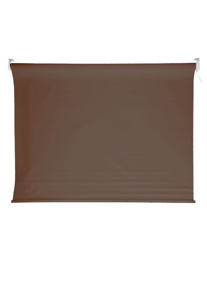 Micasa Easy to Install Solid Roller Blackout Window Blind Brown 200 x 220 cm SACO.RB.BO.200.0220.BRWN 