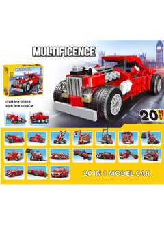 Swift 278+ Pieces Building Block Cars Toy Kit 20 in 1 Model, Educational Construction Learning Brick Toy for Kids 6+ Years  - Image 3