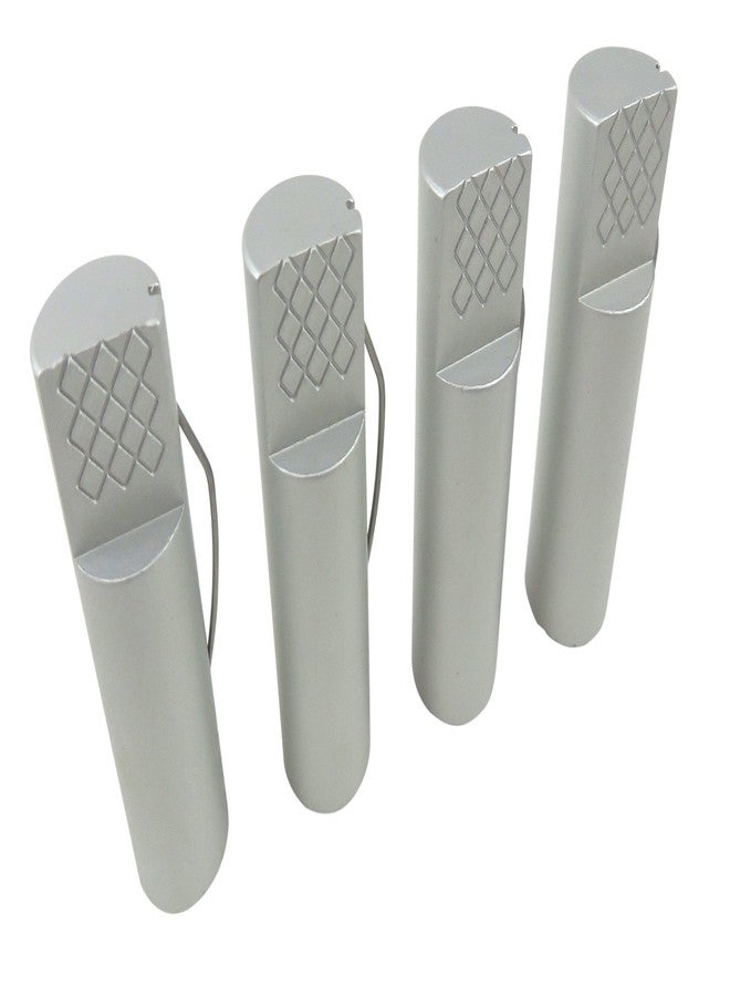 Taytools Bundle Taytools 468631 Pack of 4 Each 3/4 x 2-1/4 Inches Bench Dogs Hold Downs for Workbenches, Anodized Aluminum, Side Springs - Image 3