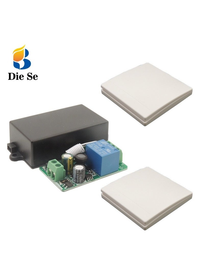 Diese 433MHz Universal Remote Controls Switch Wall Panel Transmitter AC100V 220V For Home Living Room Bedroom - Image 1