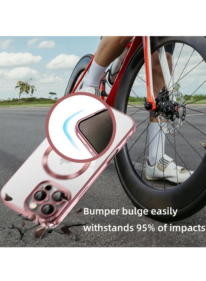 TIGER iPhone 16 Pro Max Magnetic Case – Compatible with MagSafe, Built-in Camera Protector, Soft TPU Anti-Scratch, Shockproof Slim Clear Case for iPhone 16 Pro Max (6.1 Inch) – Durable, Lightweight Protection - Image 5