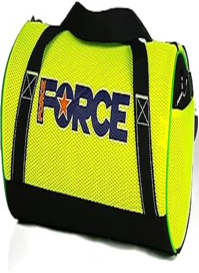 FORCE - Force Sports Bag Mesh | Durable & Stylish | Gym Workout Travel Beach | 45x25x25 cm | Yellow - Image 1