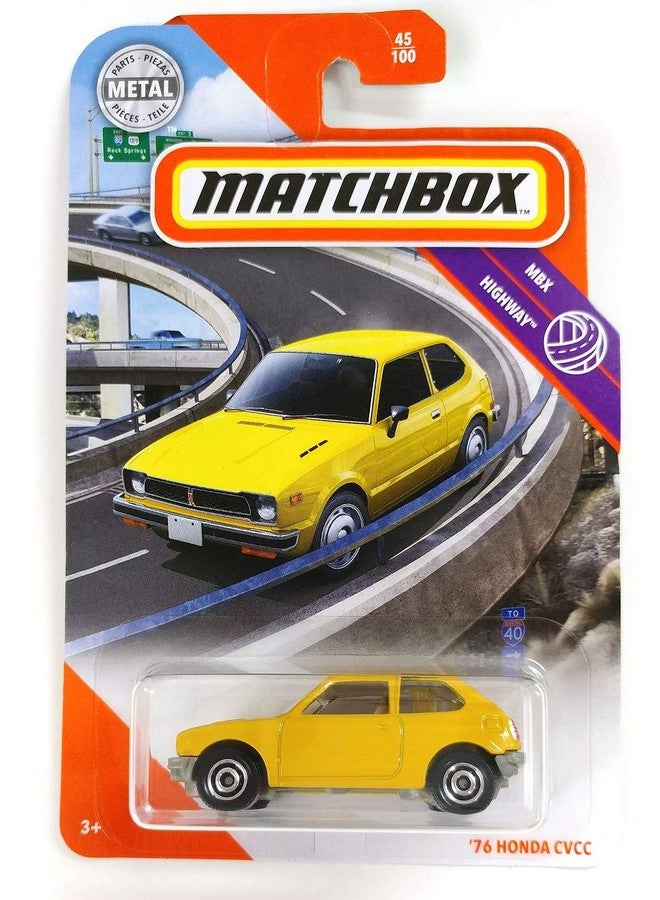 ماتش بوكس 2020 طريق Mbx السريع 45/100 '76 Cvcc (أصفر)