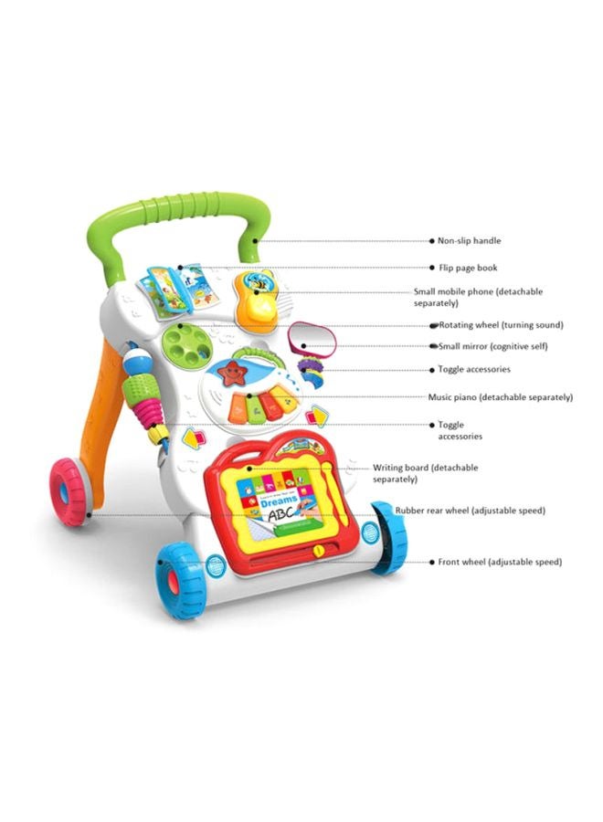 Cool Baby 4-In-1 Multifunctional Baby Musical Walker, Smooth-Rolling Wheels, Anti-Tipping, Easy-To-Operate Handle, 9-12 Months - Image 3