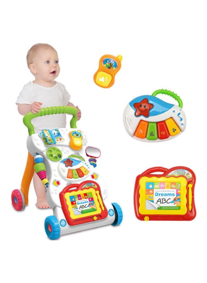 Cool Baby 4-In-1 Multifunctional Baby Musical Walker, Smooth-Rolling Wheels, Anti-Tipping, Easy-To-Operate Handle, 9-12 Months - Image 5