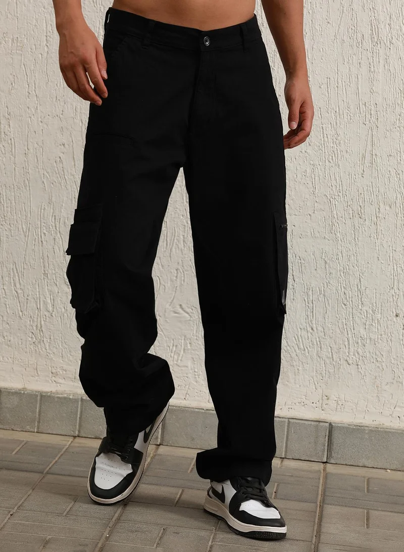هوبرهولمي Men Black Trousers