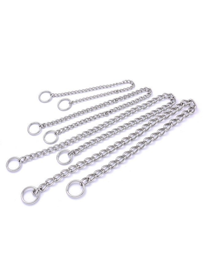 مايل هاي لايف | طوق سلسلة تدريب الكلاب | حلقة انزلاق على شكل حرف P من الفولاذ المقاوم للصدأ | طوق خانق | مقاوم للعوامل الجوية | مقاوم للتآكل | خيارات متنوعة من الأحجام والأوزان (23 بوصة/60 سم - 4.0 مم) - Image 5