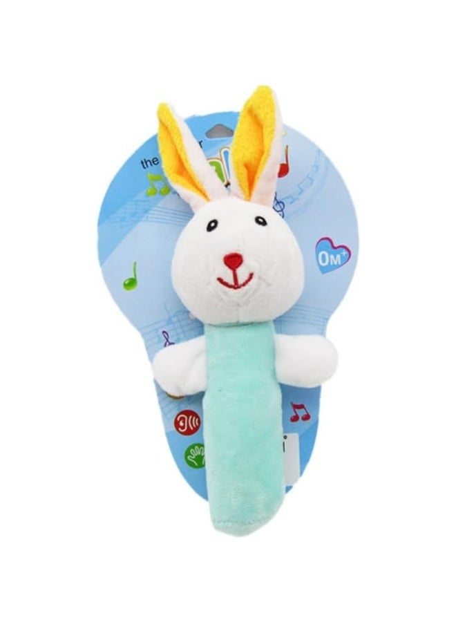 Baby Rattle Toy with Sensory Tags and Sound Features for Early Development