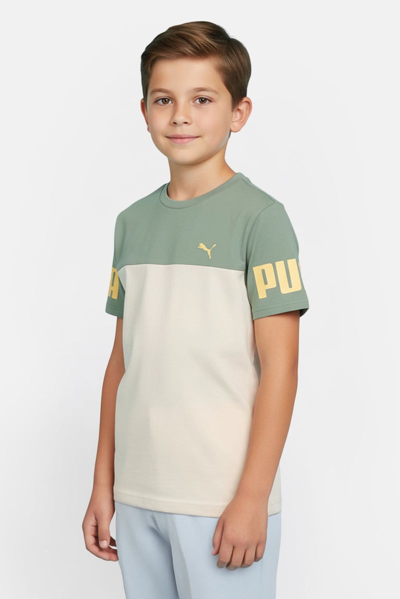 PUMA Kids Boy Short Sleeve Outdoor T-Shirt, Multicolor - Image 1