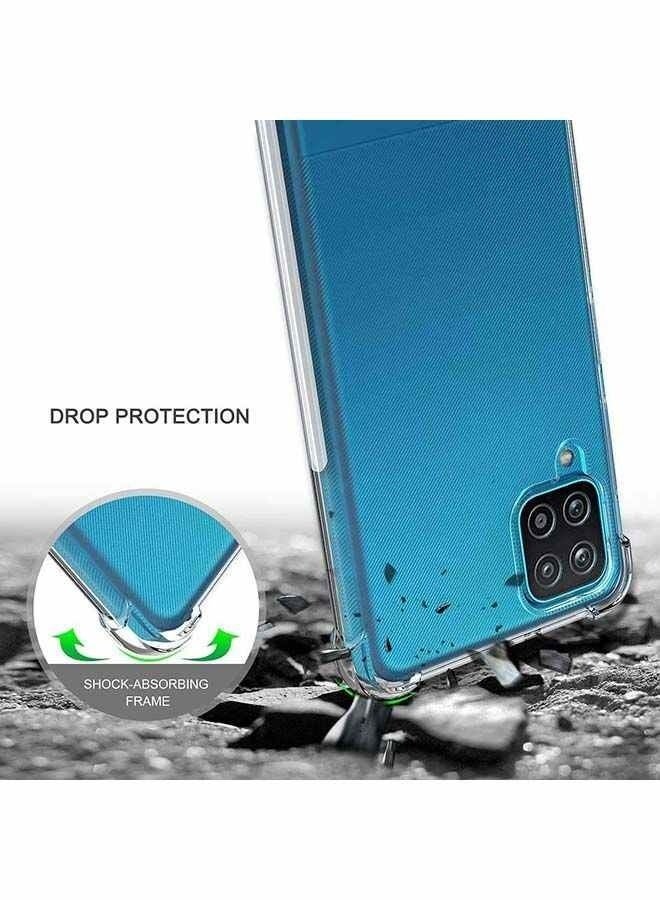 LEDIN Case for Samsung Galaxy A12 Clear Case Soft Flexible Silicone Back Cover Shockproof Anti Scratch Case with Reinforced Bumper Corner Compatible for Samsung Galaxy A12 Clear - Image 3