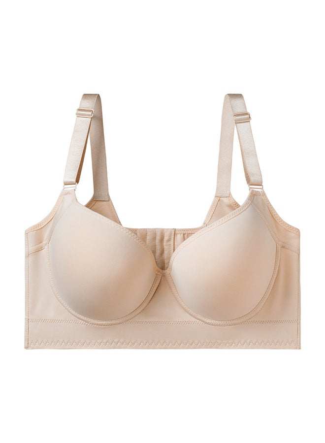 Beauty Salon Smoothly Surface Traceless Push-up Adjustable Underwear Accessory Breast Anti-sagging Extra-expansion Correction Eight-row Buckle Bra