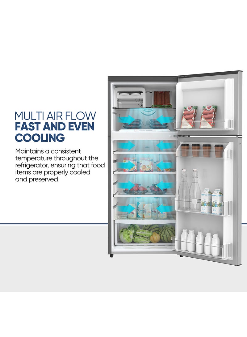 NIKAI Bundle 300L Double Door Refrigerator + 6kg Semi-Automatic Washing Machine (NWM600FN7) + Air Fryer (NAF388D3) 113 W NRF300FSS+WM+NAF Silver - Image 4