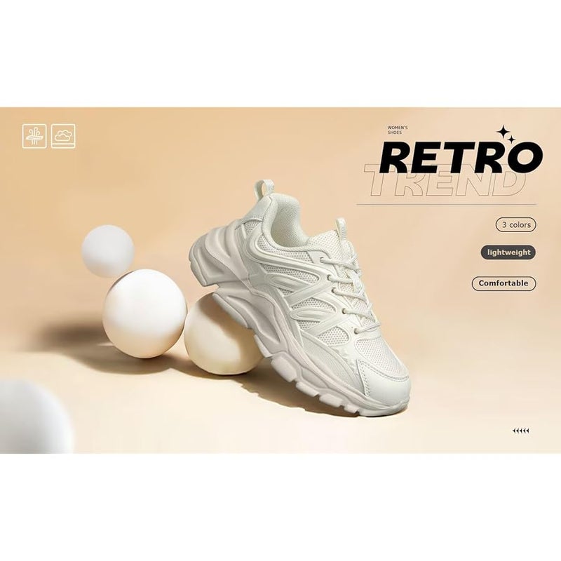 Luogoks Men's Blade Fashion Sneakers Shoes Breathable Walking Shoe Sport Athletic Shoes Running Shoes - Image 4