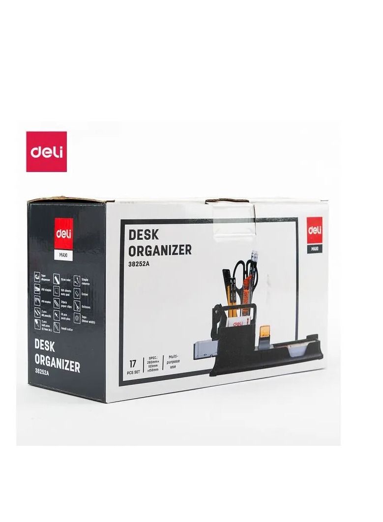 Deli Desk Organiser With Accessories Set