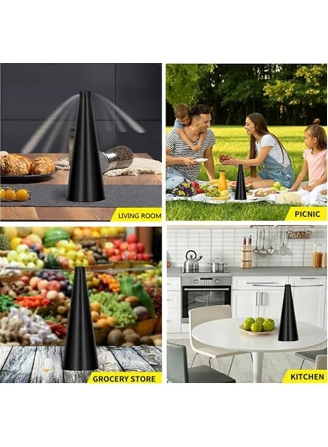 Loquat 2Pcs Fly Repellent Fan, Fly Fans for Tables Suspensible Hook Portable Ceiling Fan for Repels Bugs Mosquito In/Outdoor Home Camping BBQ Picnic Odorless Keep Fly Away From Food - Image 5