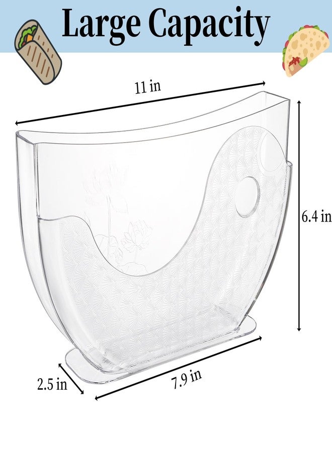 WRINGKIT 2 Pack Rice Paper Water Bowl Dipper, Spring Roll Water Bowl with Side Pocket, Plastic Rice Paper Holder for Spring Summer Roll Maker, Rices Papers Wrappers - Image 2