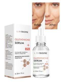 Glutathione Serum 30ml, Nicotinamide Serum for Hydrated, Facial Toner for Moisturizing, Hyperpigmentation Treatment, Face Serum Reduce Dark Spot Shrink Pores and Improve Skin Tone - pzsku/ZE0707E2F9D24DBAB7DCAZ/45/_/1730604132/8f1aa17d-925e-4995-bc7f-2a9044304463