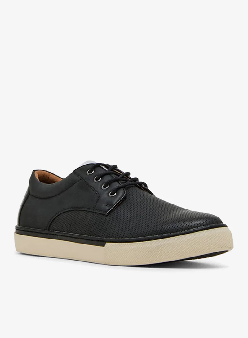 ستيف مادن Men's Black Mblake Low Top Sneakers