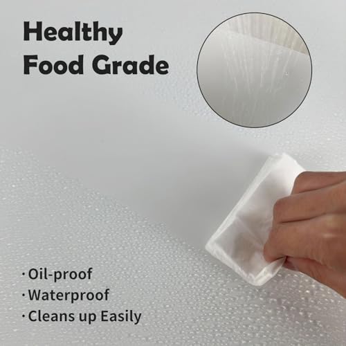 Ultibe Silicone Mats for Kitchen Counter, 78.7''x23.6''(200cmx60cm) Largest Heat Resistant Counter Mat Kitchen Island Waterproof Thicken Non-Slip Countertop Protector Mat, Semitransparent - Image 5