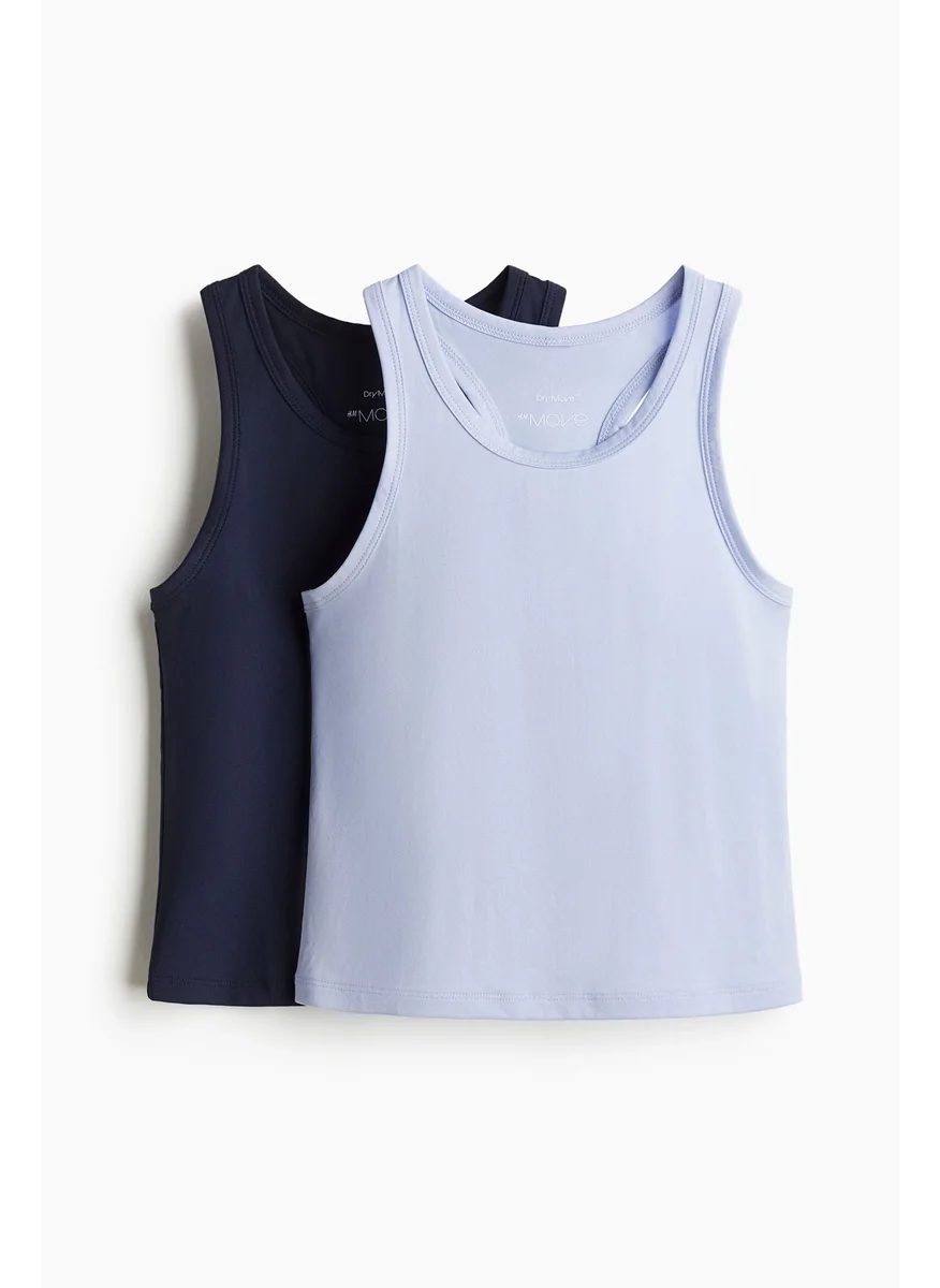 H&M 2-Pack Drymove™ Vest Tops