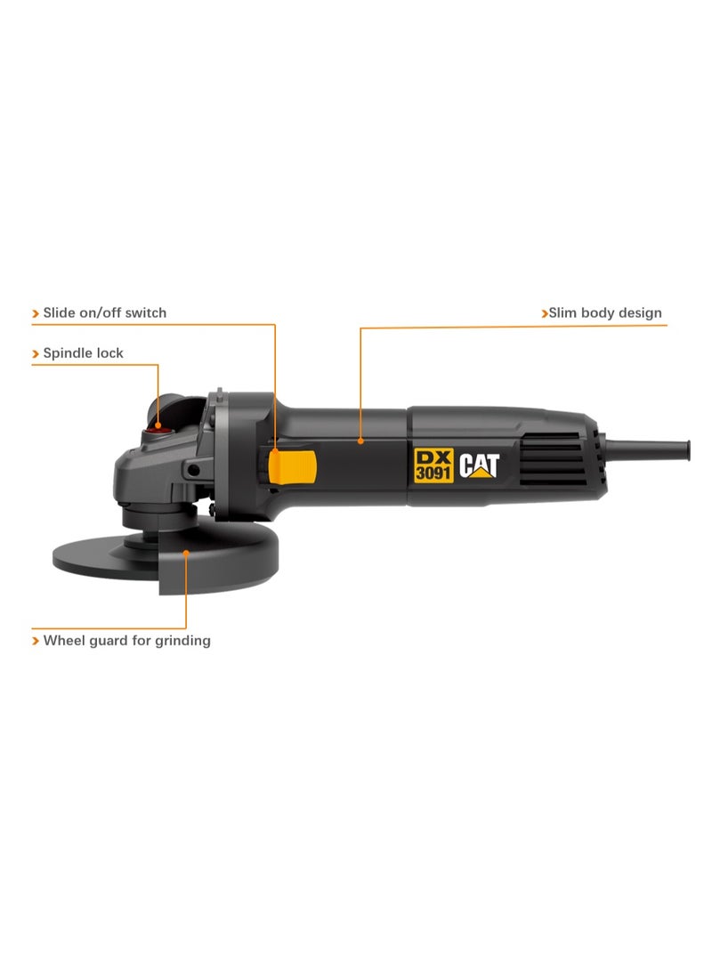 CATERPILLAR Electric Angle Grinder | 4.5" | 720 Watt | DX3091.1 | CAT - Image 2