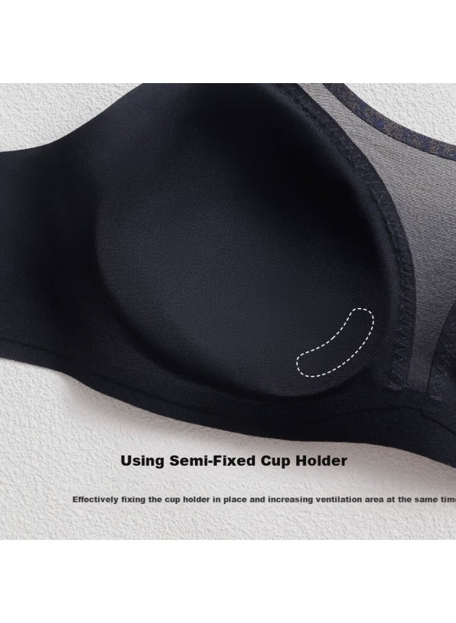 Aimer Women's Bra, Woven Silk 4/4, Wireless, Full Coverage, Thin, Modular Bra Am17c261, Gold Yh2, 165 - Image 3