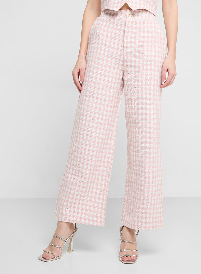 ايلا طقم فيست وبنطلون بنقشة المربعات - Image 4