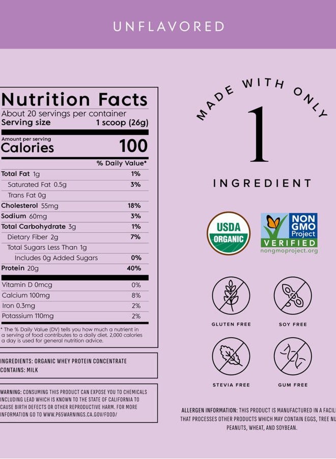 Truvani Vegan Pea Protein Powder | Unflavored | 20g Organic Plant Based Protein | 20 Servings | Keto | Gluten & Dairy Free | Low Carb | No Added Sugar - Image 2