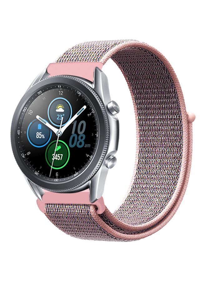 NIBEMINENT Replacement Band For Samsung Galaxy Watch3 45mm Pink Sand - Image 1
