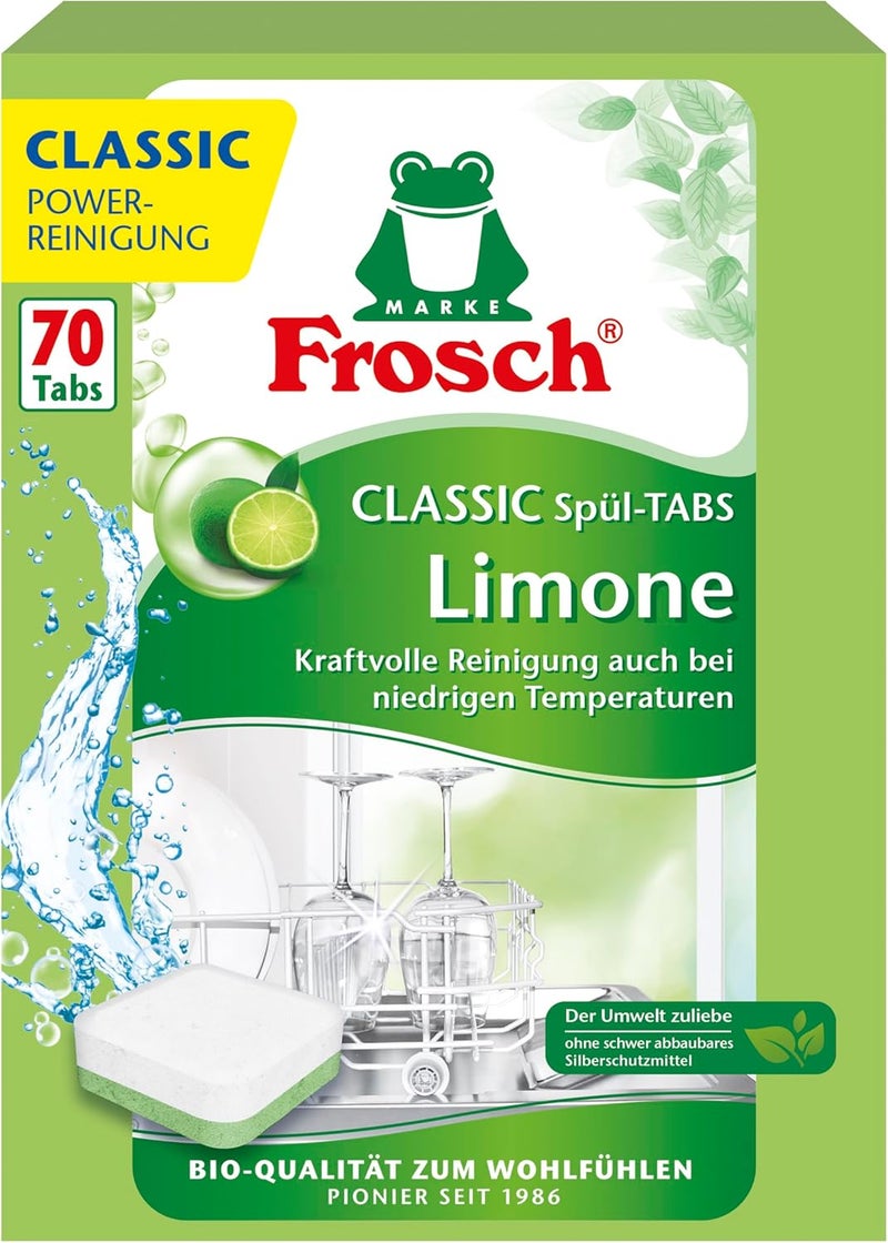 Frosch Classic Dishwasher Tablets 70 Tablets - Image 1